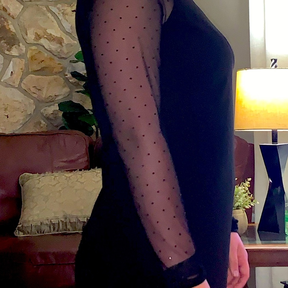 Black long sleeve dress